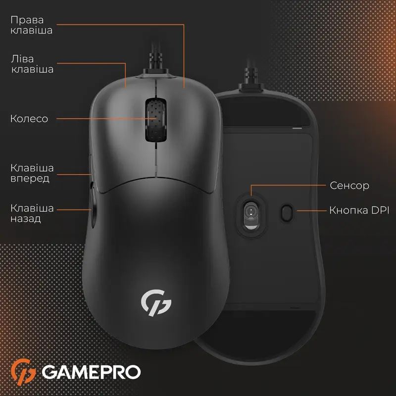 Игровая компьютерная мышь GamePro GM690B Black фото