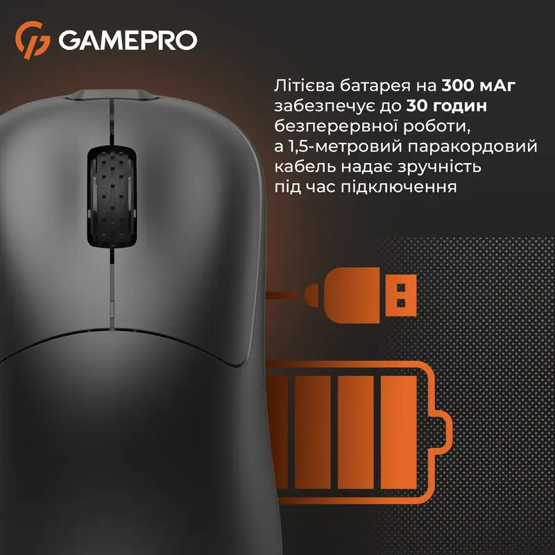 Ігрова комп'ютерна миша GamePro GM990B Black фото