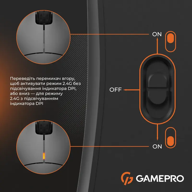 Ігрова комп'ютерна миша GamePro GM990B Black фото