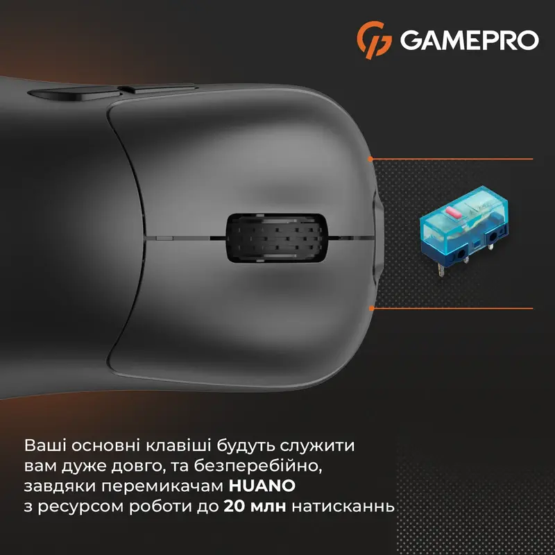Ігрова комп'ютерна миша GamePro GM990B Black фото