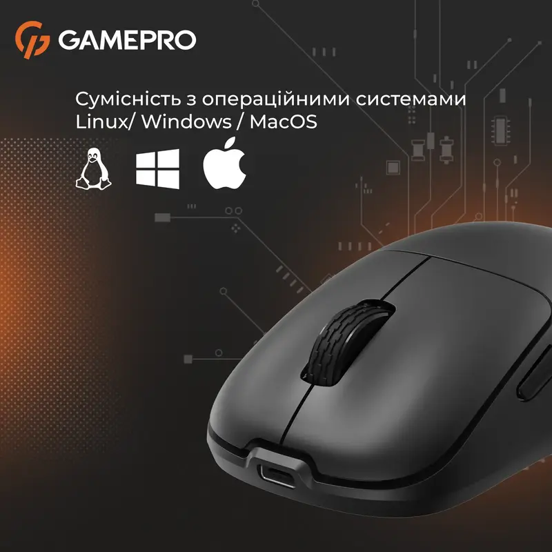 Ігрова комп'ютерна миша GamePro GM990B Black фото