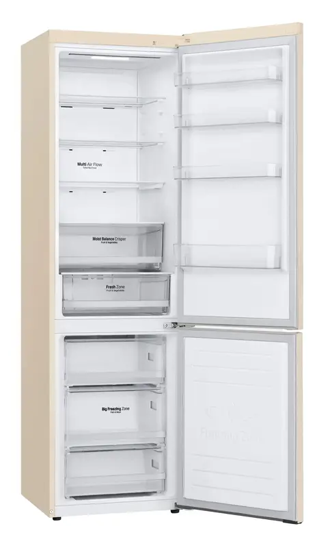 Двокамерний холодильник LG GC-B509MEWM DoorCooling+ - фото - №9