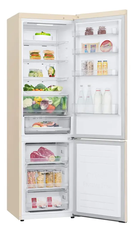 Двокамерний холодильник LG GC-B509MEWM DoorCooling+ - фото - №10