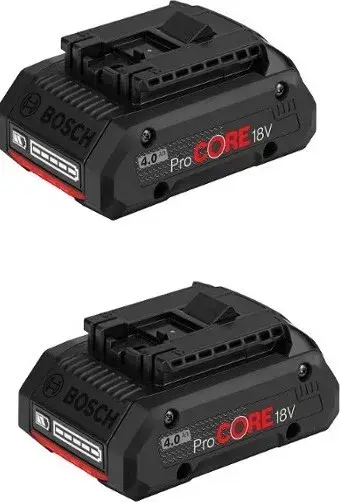 Набор аккумулятора и зарядного устройства Bosch ProCORE18V 2х18V, 4Ач - фото - №4
