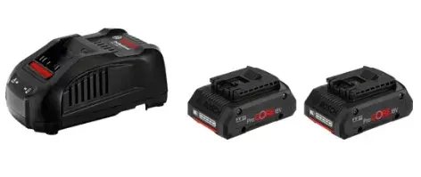 Набор аккумулятора и зарядного устройства Bosch ProCORE18V 2х18V, 4Ач - фото - №1