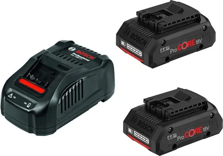 Набор аккумулятора и зарядного устройства Bosch ProCORE18V 2х18V, 4Ач - фото - №2