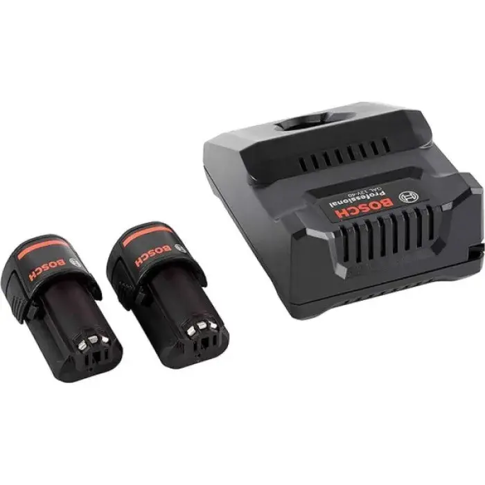 Набір акумулятора та зарядного пристрою Bosch GBA 2х12V, 2Аг + GAL 12V-40, 2х12V, 2Аг - фото - №0