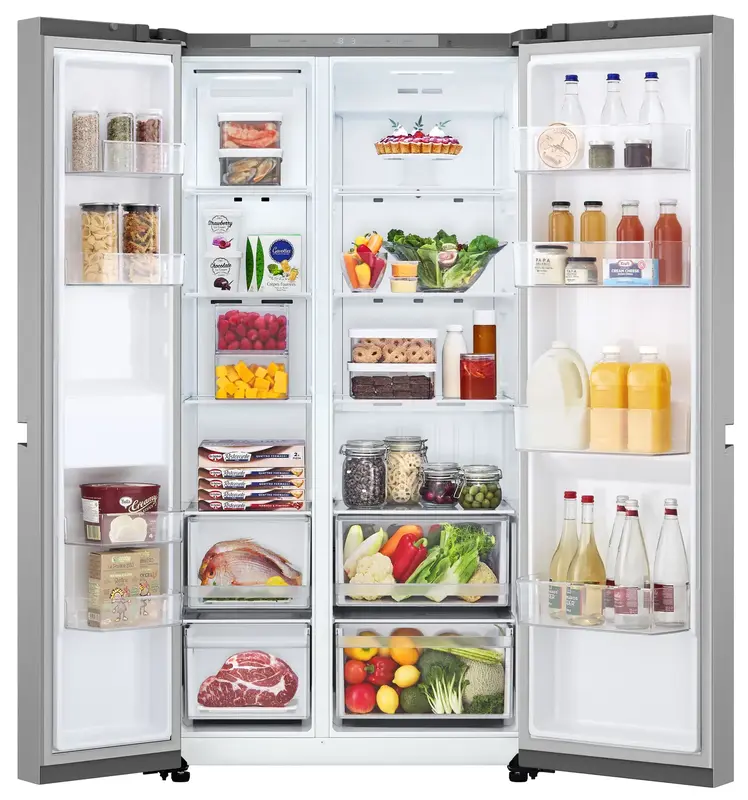 Холодильник LG GC-B257KNHW SBS - фото - №5