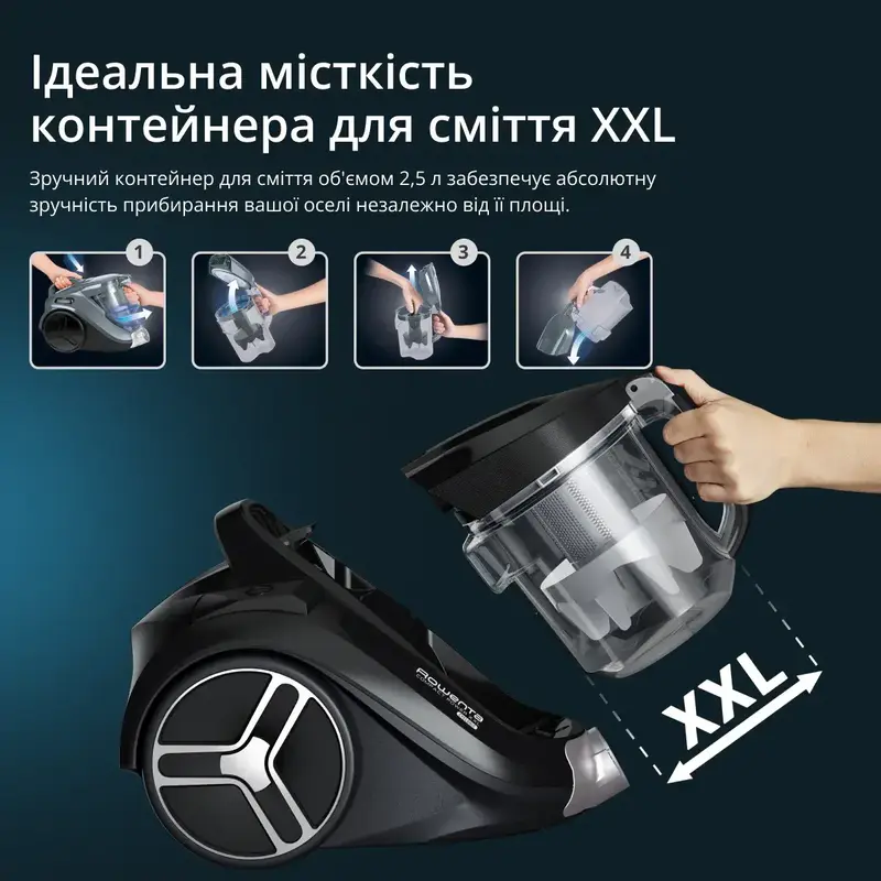 Пилосос для сухого прибирання без мішка Rowenta RO4B25EA - фото - №7