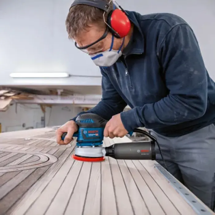 Шлифмашина эксцентриковая Bosch GEX 40-150 400Вт фото