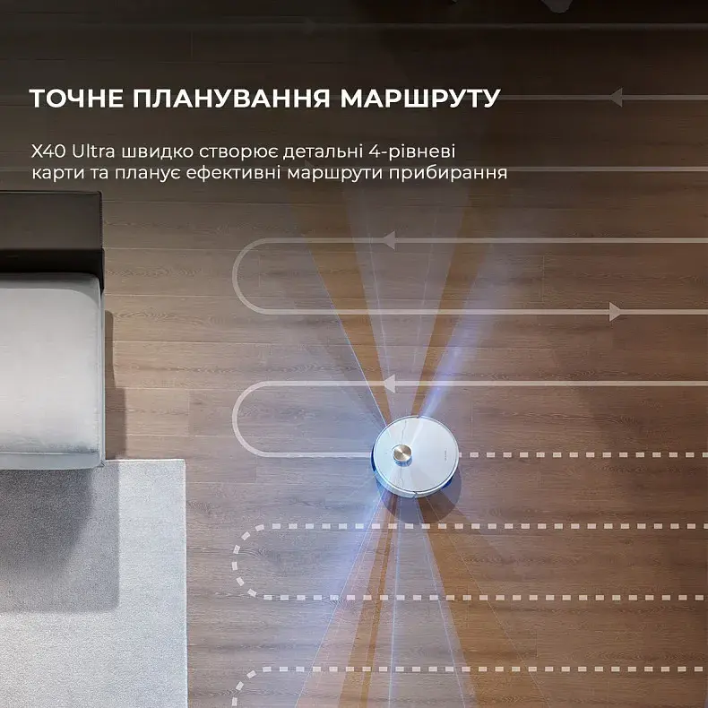 Робот-пылесос моющий Dreame Bot X40 Ultra White фото