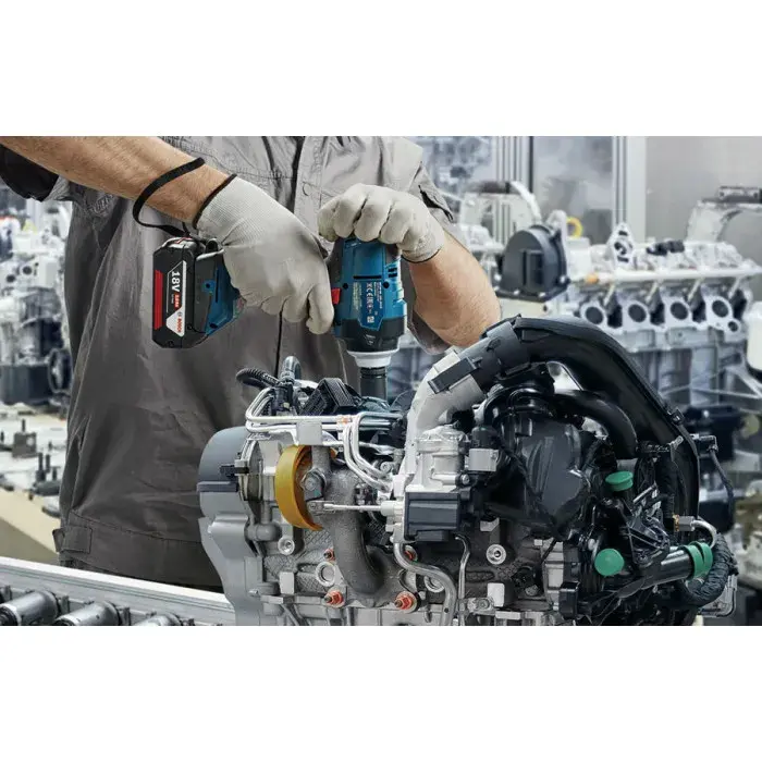 Гайковерт ударний Bosch GDS 18V-400 18V АКБ 2х5.0Аг фото