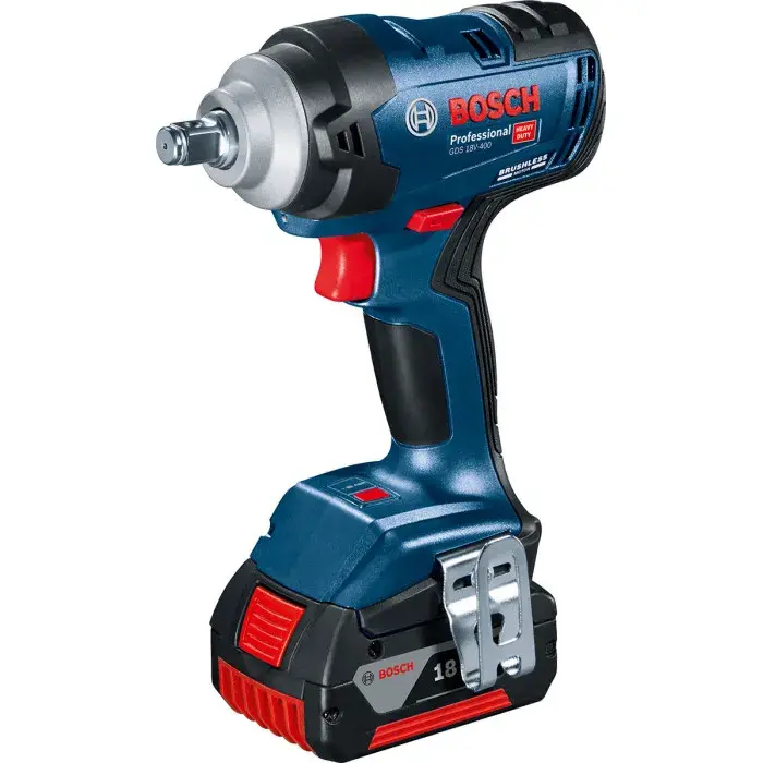 Гайковерт ударний Bosch GDS 18V-400 18V АКБ 2х5.0Аг фото