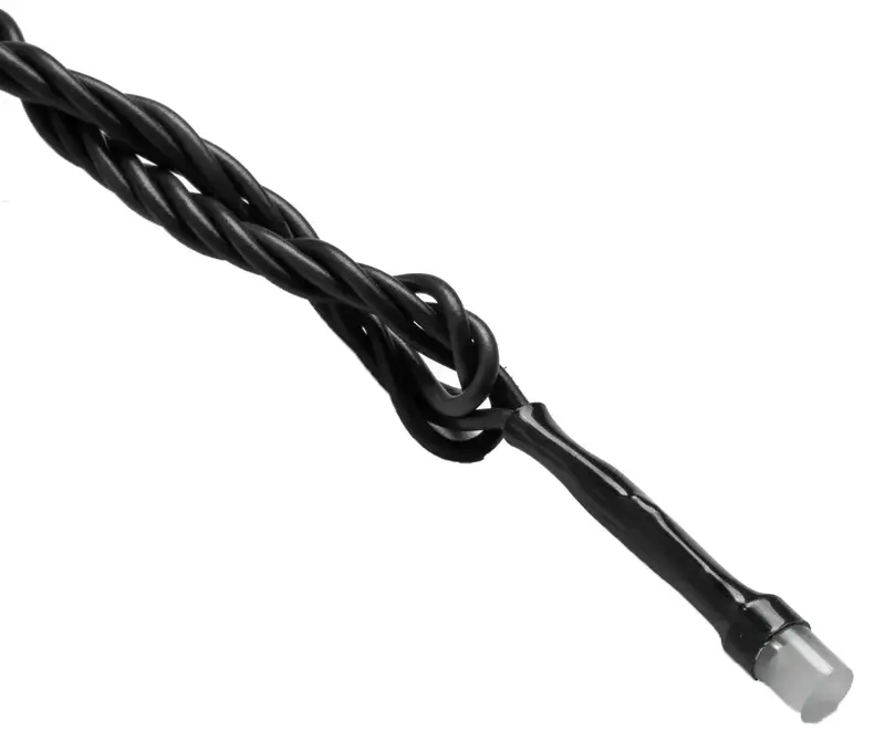 Гірлянда Smart LED Twinkly Strings RGB 400 IP44 32м кабель чорний - фото - №2