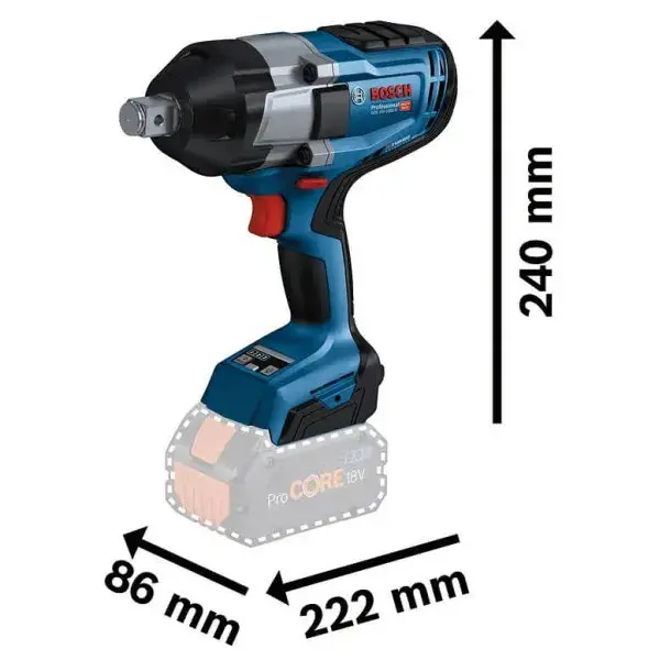 Гайковерт ударний Bosch GDS 18V-1050 H 18V АКБ 2x8Аг GAL1880 L-Box фото