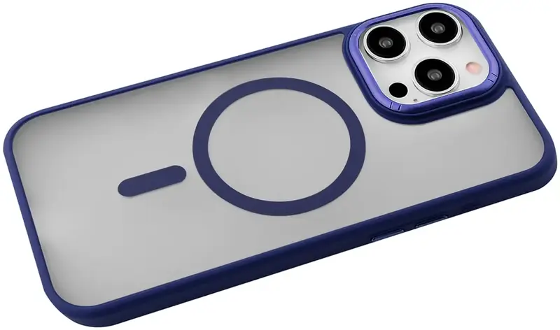 Чохол для iPhone 16 Pro Max Proove Essence Case with Magnetic Ring (Blue) - фото - №2