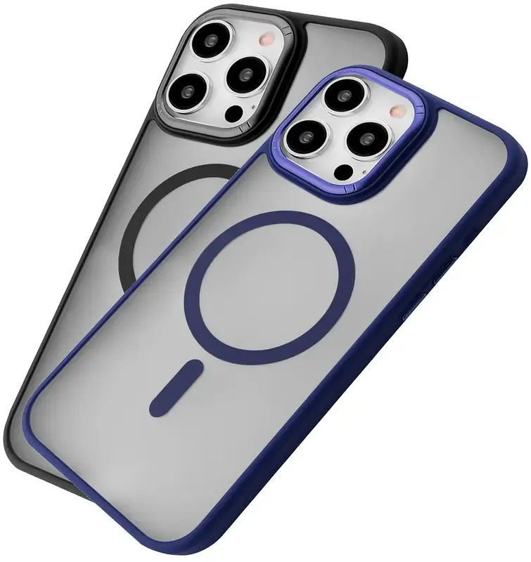 Чохол для iPhone 16 Pro Max Proove Essence Case with Magnetic Ring (Blue) - фото - №4