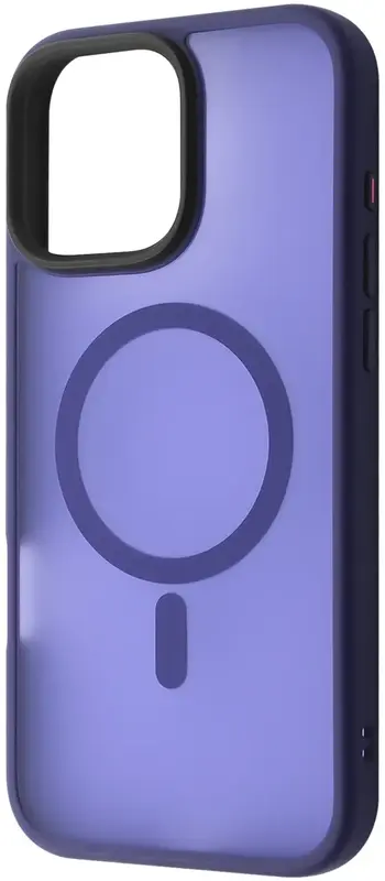 Чохол для iPhone 16 Pro Max WAVE Matte Insane Case with Magnetic Ring (midnight blue) - фото - №0