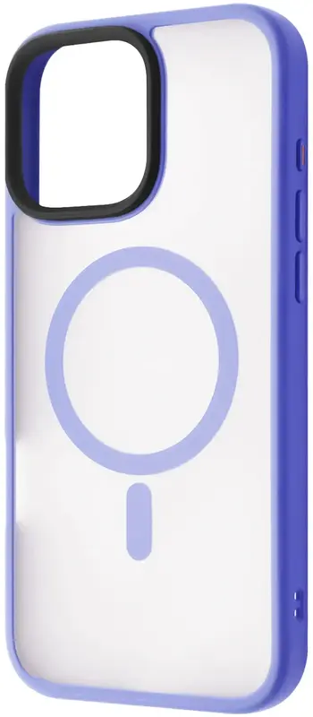 Чохол для iPhone 16 Pro Max WAVE Matte Insane Case with Magnetic Ring (blue) - фото - №0