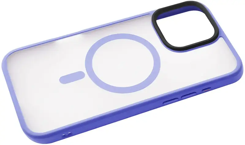 Чохол для iPhone 16 Pro Max WAVE Matte Insane Case with Magnetic Ring (blue) - фото - №2