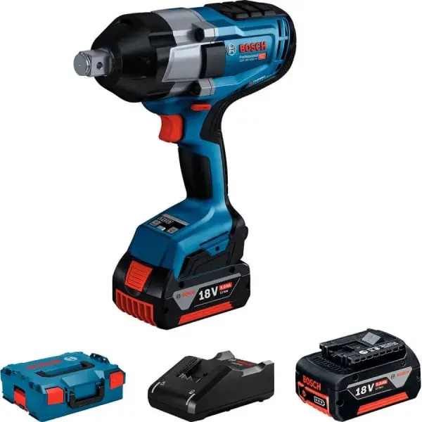 Гайковерт ударний Bosch GDS 18V-1050 H 18V АКБ 2x5Аг GAL1880 L-Box - фото - №0