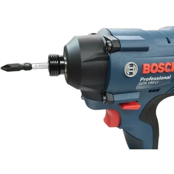 Дриль-гайковерт ударний Bosch GDR 180-Li 18V АКБ 2х2Аг + кейс фото