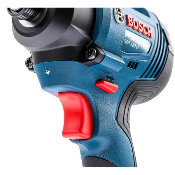 Дриль-гайковерт ударний Bosch GDR 180-Li 18V АКБ 2х2Аг + кейс фото