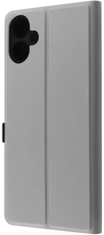 Чехол для Samsung A06 WAVE Flap Case (grey) - фото - №1