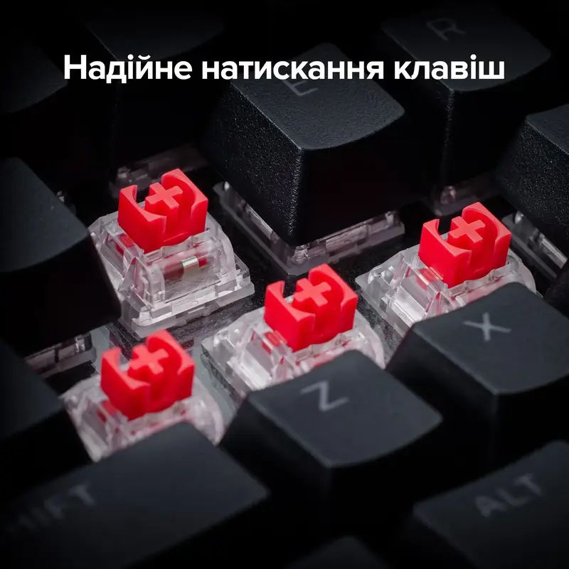 Ігрова клавіатура HyperX Alloy Rise 75 PBT HX Red Wireless фото
