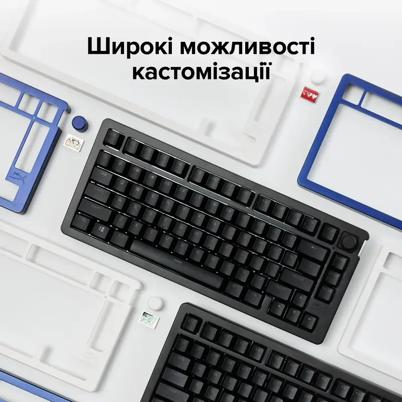 Ігрова клавіатура HyperX Alloy Rise 75 PBT HX Red Wireless фото