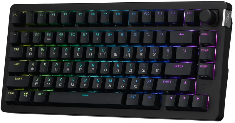 Ігрова клавіатура HyperX Alloy Rise 75 PBT HX Red Wireless фото