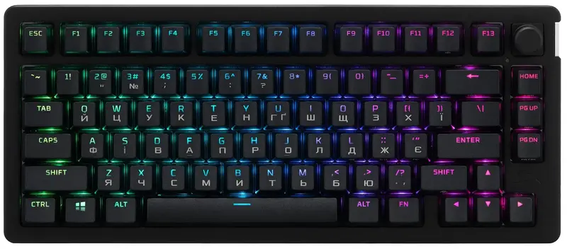 Ігрова клавіатура HyperX Alloy Rise 75 PBT HX Red Wireless фото