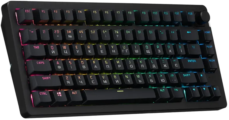 Ігрова клавіатура HyperX Alloy Rise 75 PBT HX Red Wireless фото