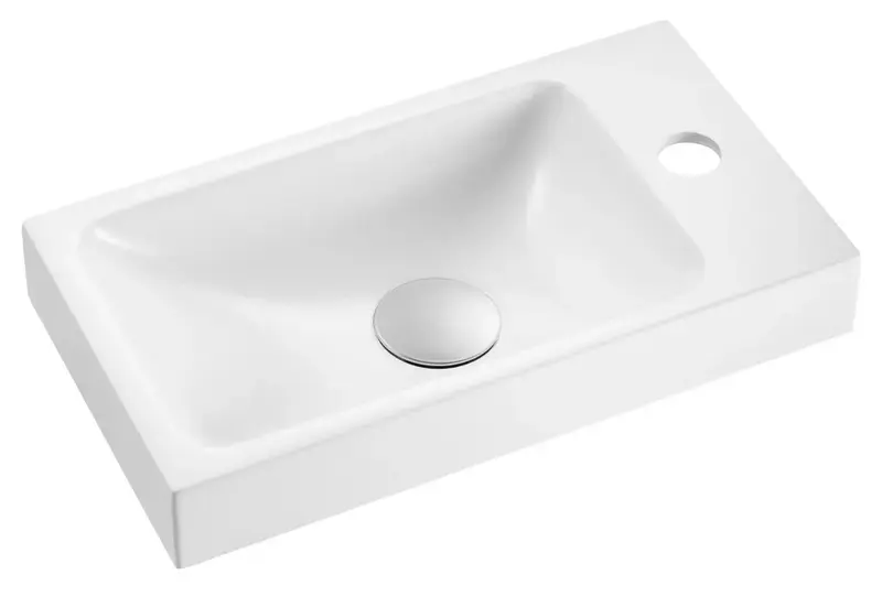 Раковина GRANADO Foz white gel + Сифон + донный клапан 65мм Nova Plast на раковину фото
