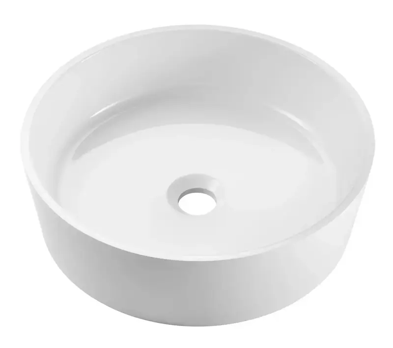 Раковина GRANADO Grado white gel + Сифон + донний клапан 65мм Nova Plast на раковину фото
