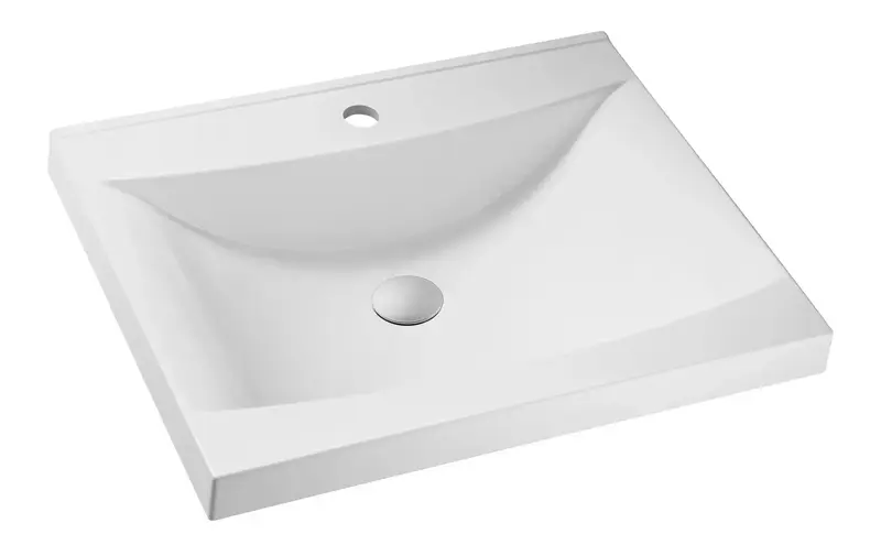 Раковина GRANADO Laredo white gel + Сифон + донный клапан 65мм Nova Plast на раковину фото