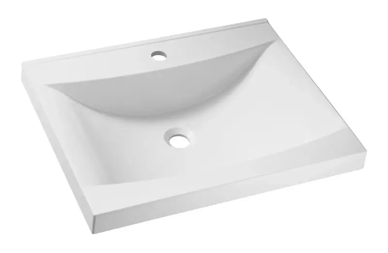 Раковина GRANADO Laredo white gel + Сифон + донный клапан 65мм Nova Plast на раковину фото