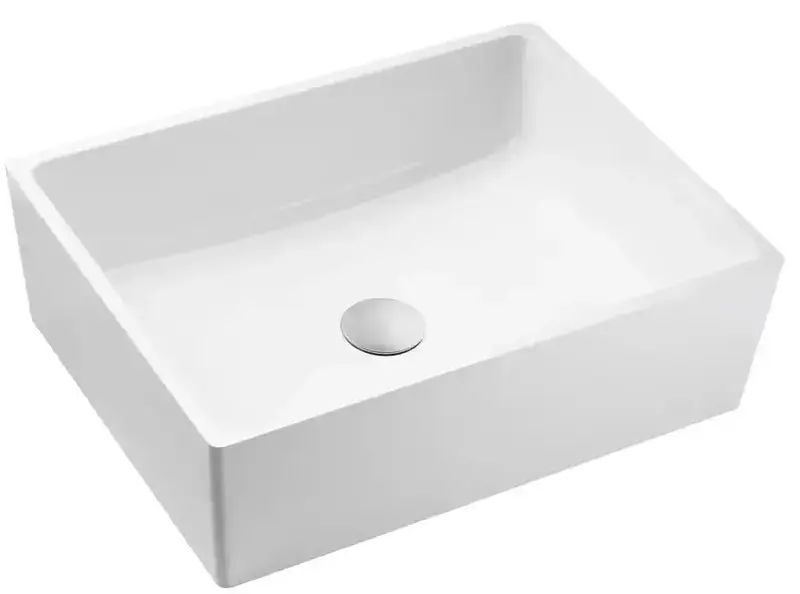 Раковина GRANADO Tolosa white gel + Сифон + донный клапан 65мм Nova Plast на раковину фото