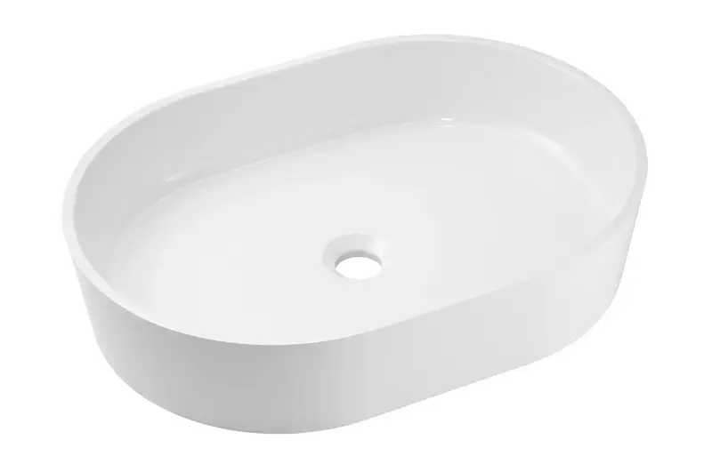 Раковина GRANADO Potes white gel + Сифон + донный клапан 65мм Nova Plast на раковину фото