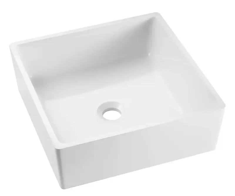 Раковина GRANADO Tremp white gel + Сифон + донний клапан 65мм Nova Plast на раковину фото
