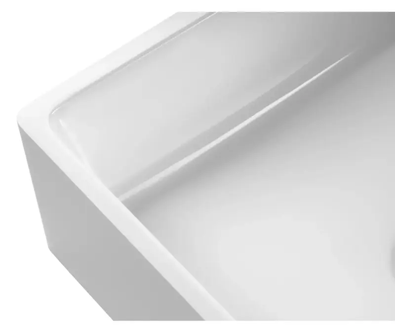 Раковина GRANADO Tremp white gel + Сифон + донний клапан 65мм Nova Plast на раковину фото