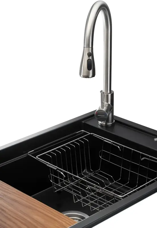 Кухонна станція GRANADO Basic Estella black shine - фото - №2