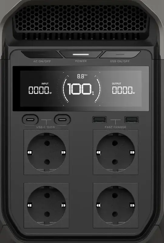 Зарядна станцiя EcoFlow DELTA 3 (1024 Вт*г/1800 Вт) фото