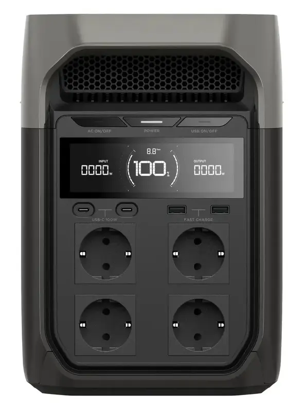 Зарядна станцiя EcoFlow DELTA 3 (1024 Вт*г/1800 Вт) фото