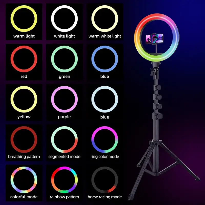 Кольцевая светодиодная RGB лампа Proove Halo (10inch) (white) фото