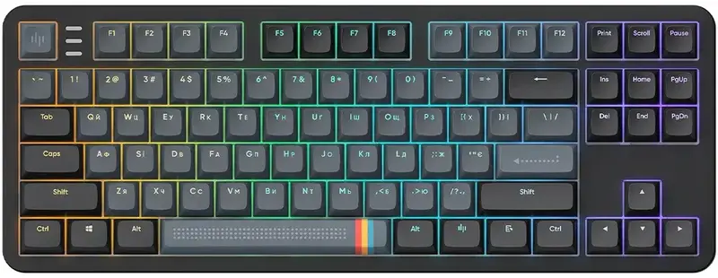 Клавіатура ігрова Dark Project ALU87 Midnight ENG/UA - фото - №0