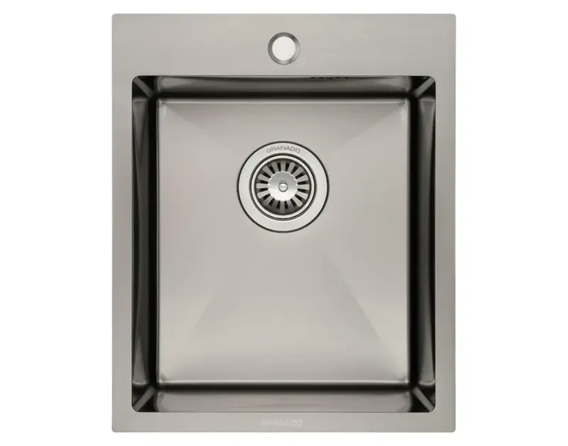 Мийка сталева GRANADO Pravia S201 black - фото - №0