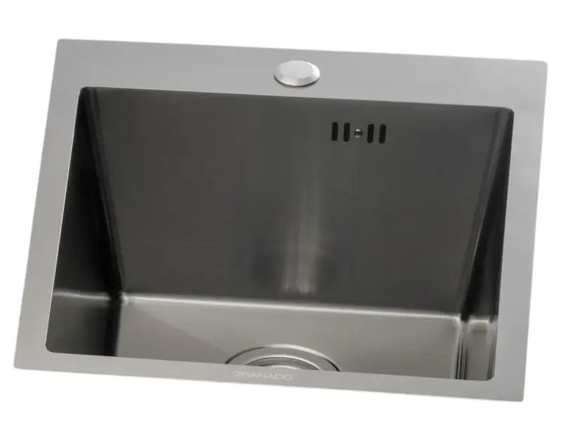 Мийка сталева GRANADO Pravia S201 black - фото - №1