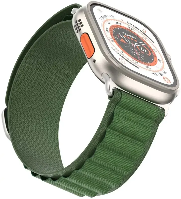 Ремінець для Apple Watch 49/46/45/44/42 ArmorStandart Alpina Band Зелений фото
