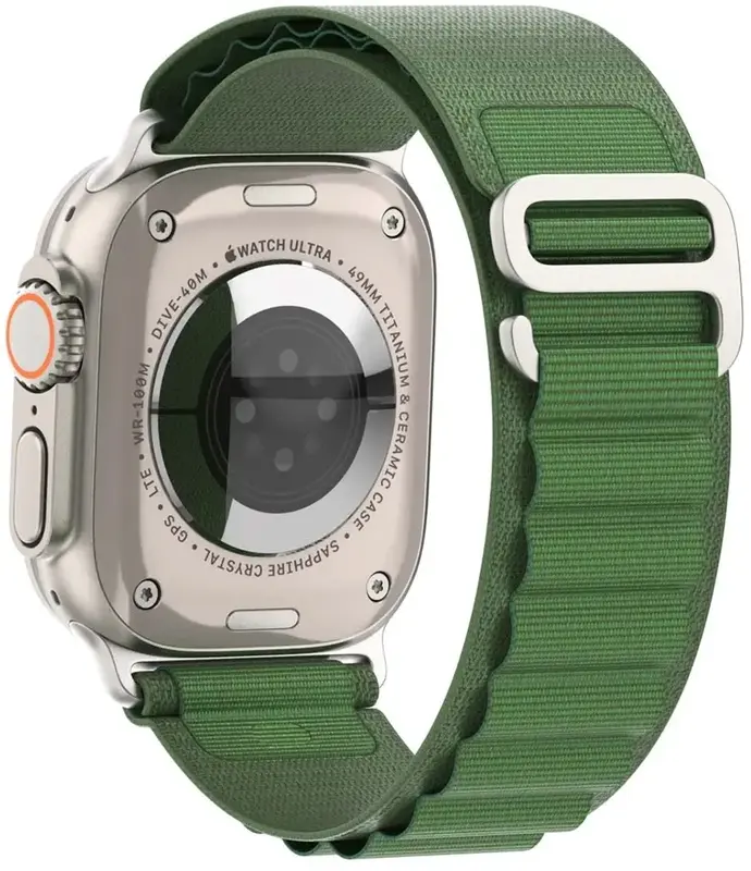 Ремінець для Apple Watch 49/46/45/44/42 ArmorStandart Alpina Band Зелений фото